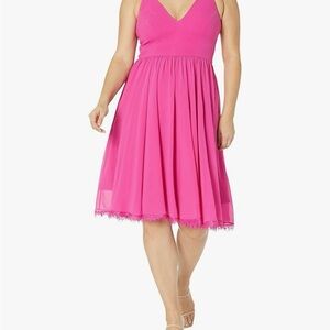 Dress the Population Pink Midi Dress